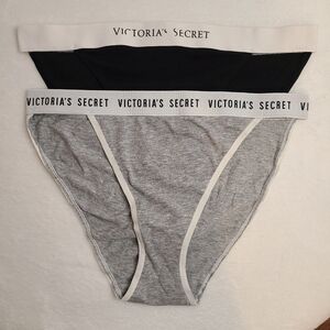 Victoria's Secret 2pk Hi-leg Bikini Panties Size Lg